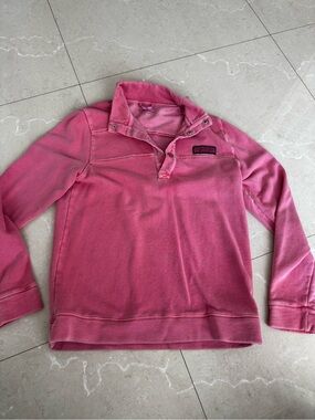 Boys Large Pink Pullover Collar Sweater (women’s small)